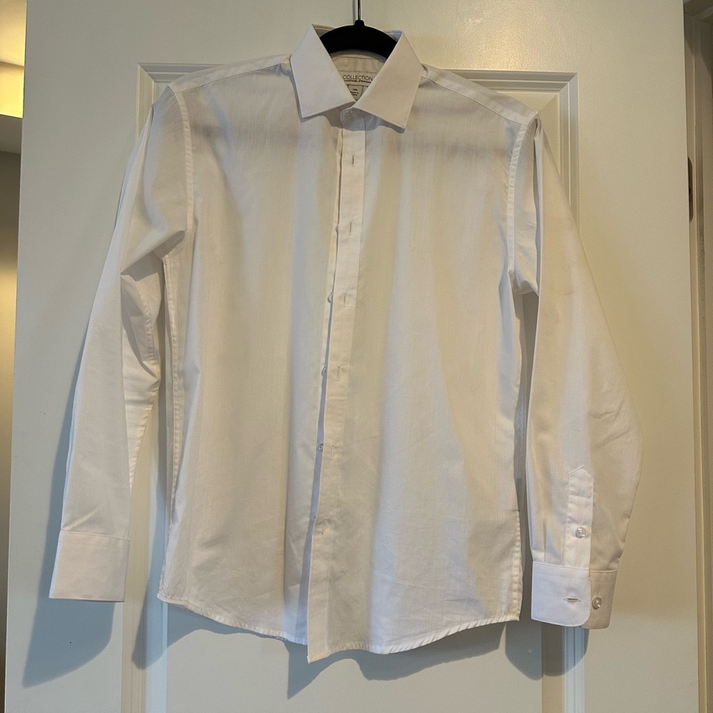 Boys white dress shirt